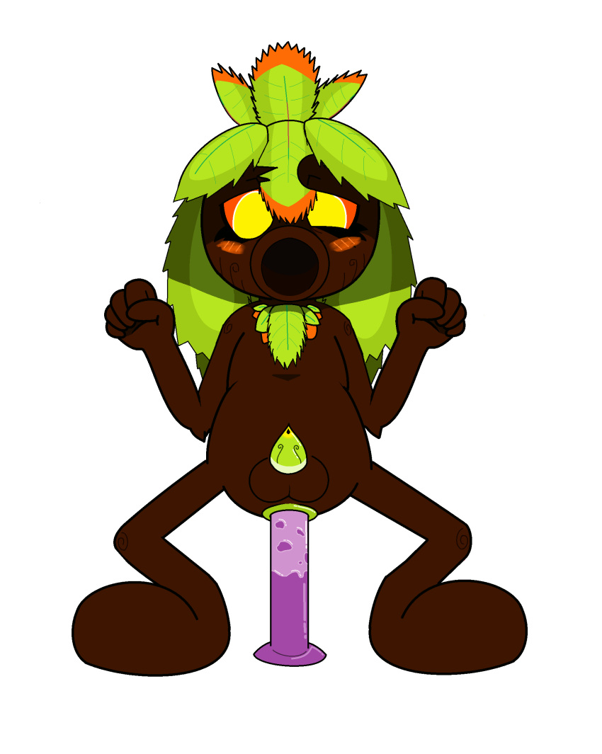 absurd_res anal anal_insertion anal_masturbation animated anthro balls big_dildo bodily_fluids_in_ass deku_(tloz) deku_scrub dildo dildo_sitting elemental_creature elemental_humanoid fan_character flora_fauna genitals glury_the_unown hi_res humanoid majora's_mask male male_only male_penetrating masturbation nintendo penetration penis plant plant_humanoid sasiak_(character) sex_toy solo tapering_penis the_legend_of_zelda video_games wooden young