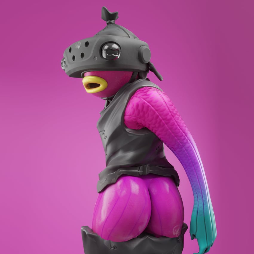 1boy 3d 3d_(artwork) ass fishstick fishstick_(fortnite) fortnite male pants_down s1nnerfox tagme