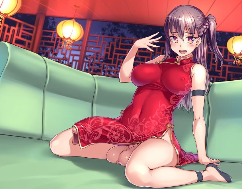 1futa abs asian asian_futanari balls big_balls big_breasts big_penis blush bosshi bottomless breasts china_dress chinese_clothes clothed clothing couch dark_hair dress erect_nipples erection erection_under_clothes erection_under_dress eyebrows_visible_through_hair futa futa_only futanari getting_erect half-erect huge_cock human light-skinned_futanari light_skin long_hair nipples nipples_visible_through_clothing open_mouth original original_character pale_skin partially_clothed penis purple_eyes reflective_eyes shy_smile sitting sitting_on_couch smile smiling solo thick_penis thick_thighs wide_hips