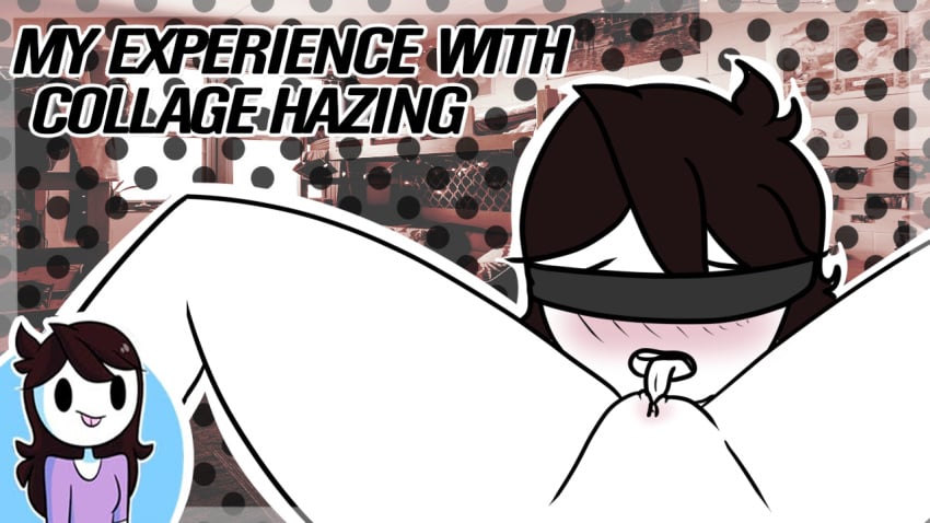 blindfold bullying collage cunnilingus embarrassed eyewear female forced_yuri hazing human jaiden jaiden_animations jaidenanimations oral pale_skin thumbnail youtube youtuber yuri