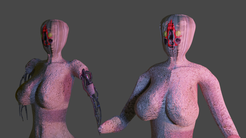 breasts breasts concrete humanoid randydraws1 scp scp-173 scp_containment_breach scp_foundation statue