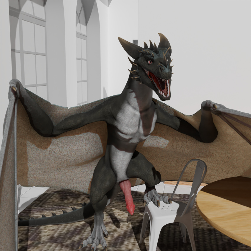 3d_(artwork) blackburn538 blender_(software) digital_media_(artwork) feral hi_res male solo