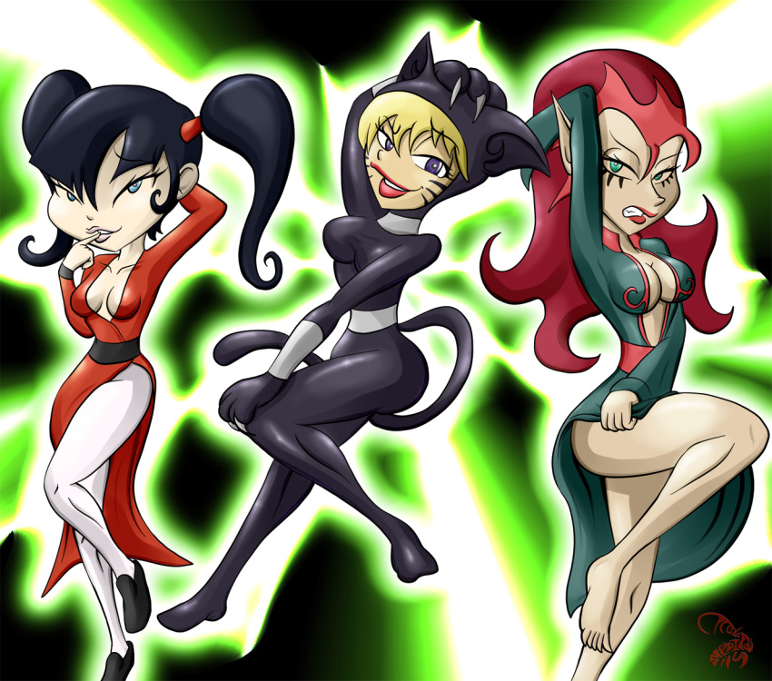 cicada katnappe kimiko_tohomiko tagme wuya xiaolin_showdown