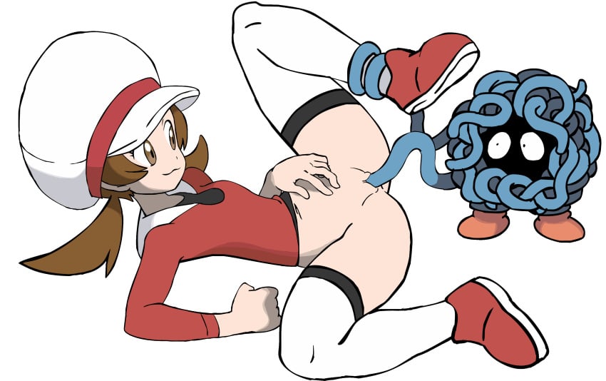 1boy 1girls animated bottomless brown_hair color hat headgear human loop lyra_(pokemon) male_pokemon/female_human partially_clothed pokemon pokemon_(species) pokemon_hgss pokephilia tagme tangela tentacle tentacle_sex transparent_background vaginal_penetration vaginal_sex vines w.t.dinner