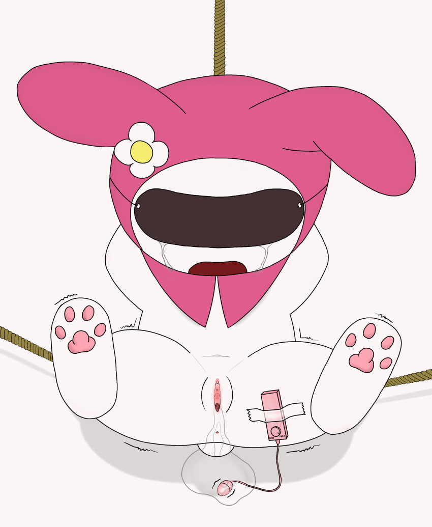 absurd_res animated anthro anus binding blindfold bondage bondage bound dr.francat egg_vibrator female genitals hi_res lagomorph leporid mammal melody my_melody onegai_my_melody pussy rabbit rope rope_bondage sanrio sex_toy short_playtime solo vibrator