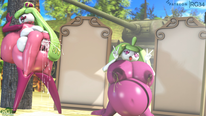 3d breasts cum cum_inside female female_only hyper pokemon pokemon_focus pregnant rgtdwtbr source_filmmaker steenee t-34 tagme tank tsareena