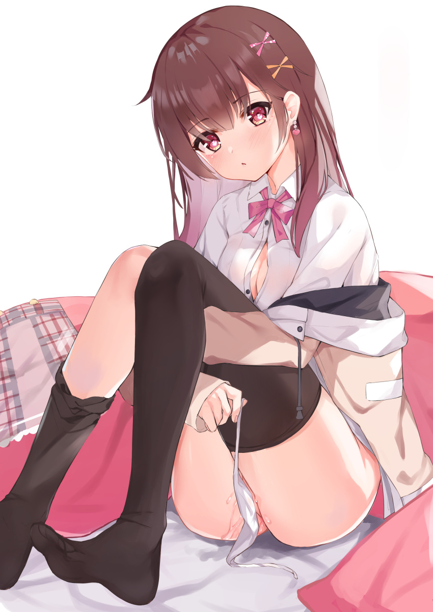 pussy_juice pussy_juice_stain seifuku tagme thighhighs xiao_lin_jiu