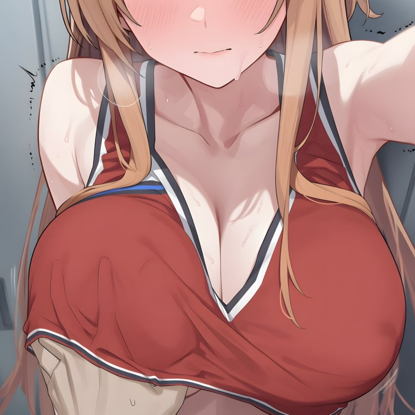ai_generated cheating cheating_female cheating_girlfriend cuckold cuckold_pov cuckolding large_breasts netorare ntr sword_art_online tagme yuuki_asuna
