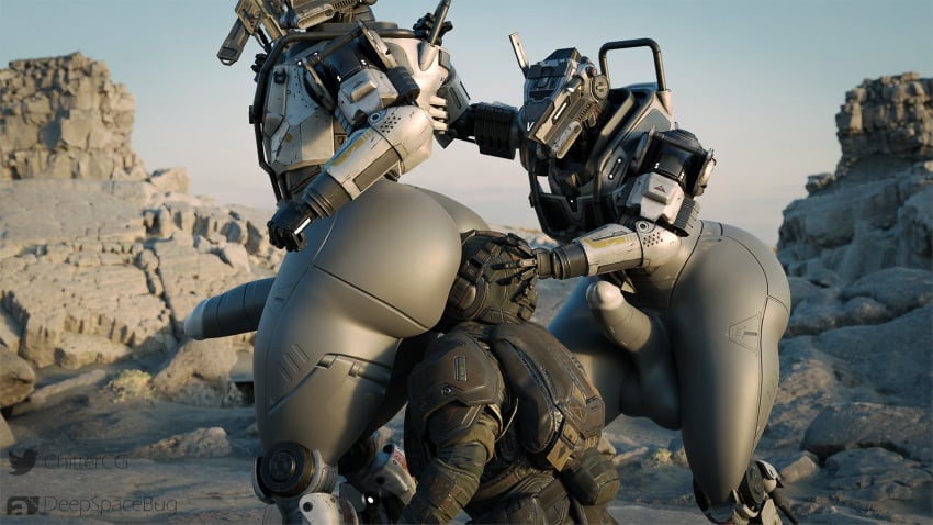 3boys 3d ass big_ass chittercg femboy huge_ass male penis rimming robot spectre_(titanfall) tagme thick_thighs titanfall titanfall_2 trap