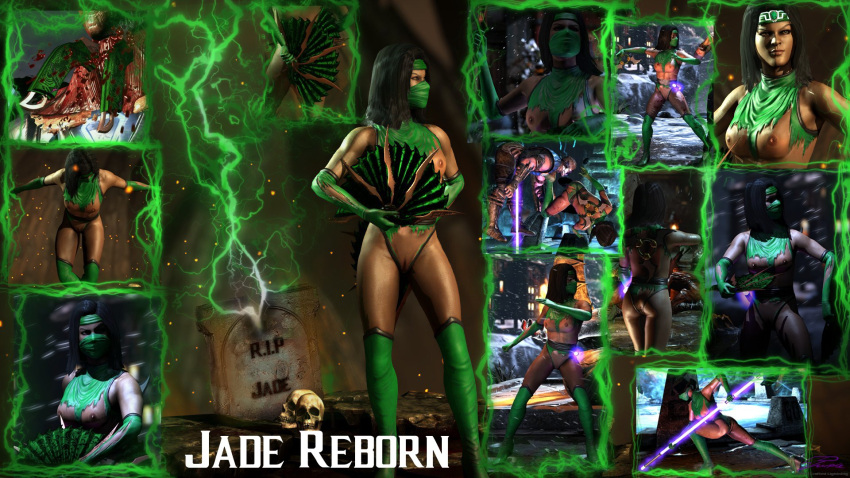 1girls 3d 3d_(artwork) big_breasts crafted_lightning jade_(mortal_kombat) mortal_kombat mortal_kombat_x tagme