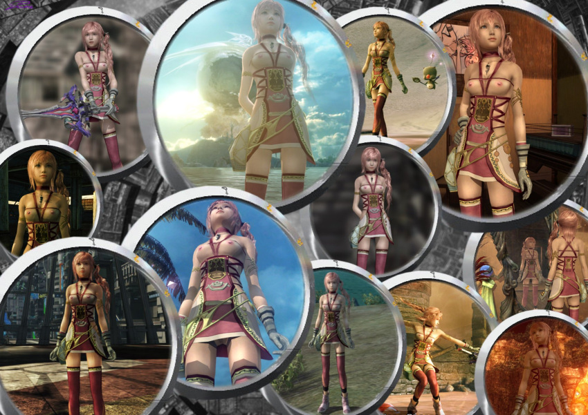 3d 3d_(artwork) crafted_lightning final_fantasy final_fantasy_xiii serah_farron square_enix tagme