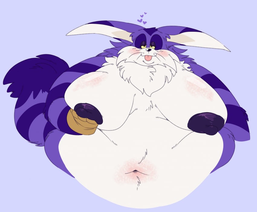 anthro big_belly big_the_cat domestic_cat feline male mammal moob_grab moobs navel nipples overweight overweight_anthro overweight_male smolsnuff solo sonic_(series) tongue tongue_out