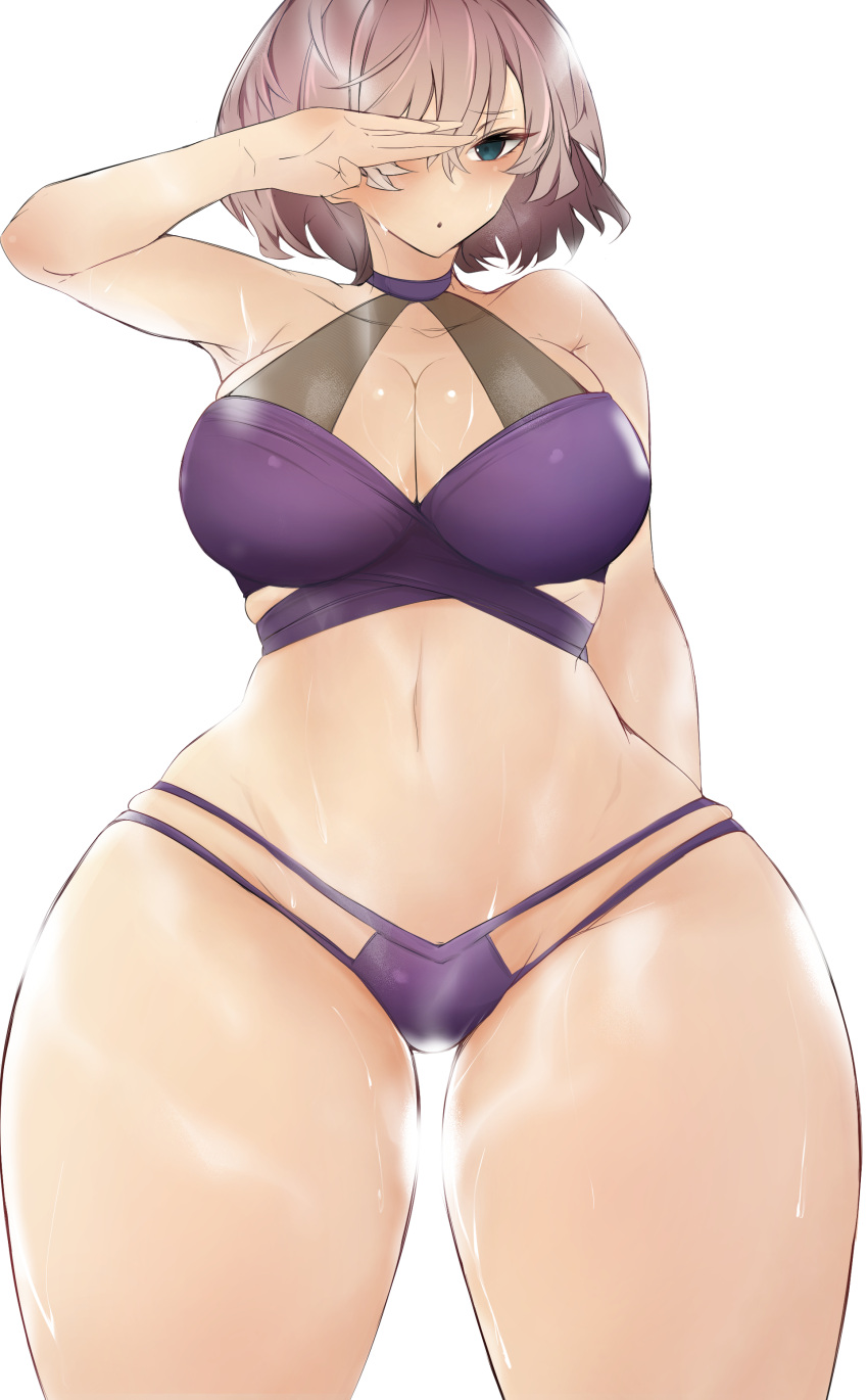 1girls big_breasts female female_focus female_only kikikitama mujina short_hair ssss.dynazenon tagme