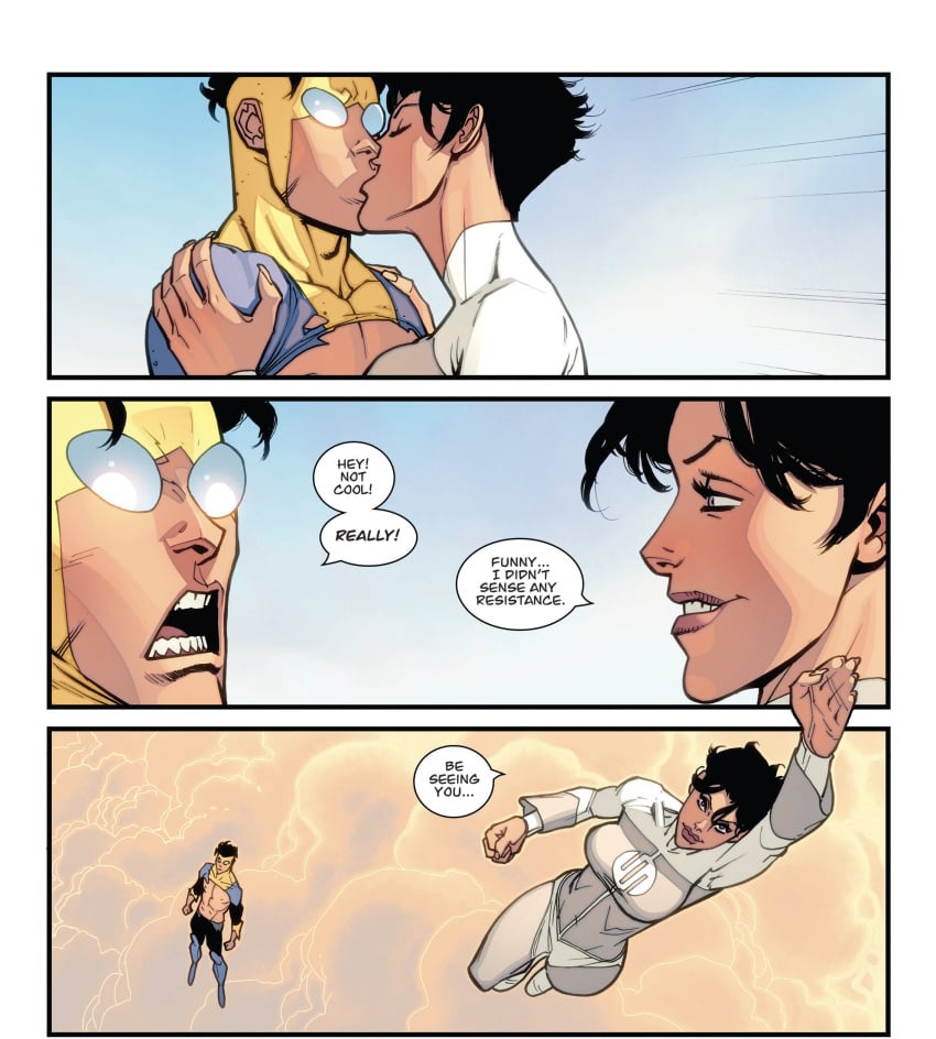 anissa comic desire english_text female image_comics invincible john_rauch kissing lust mark_grayson older_woman_and_younger_boy robert_kirkman ryan_ottley seduction short_hair tagme text