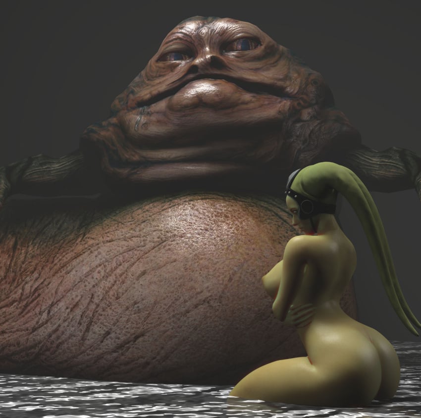 hutt jabba_the_hutt oola slave slavegirl star_wars twi'lek