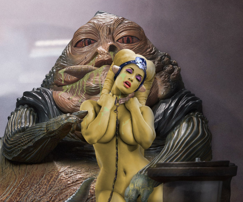 big_breasts demogoron drooling hutt jabba_the_hutt nude oola sex_slave slave slavegirl star_wars thighs twi'lek