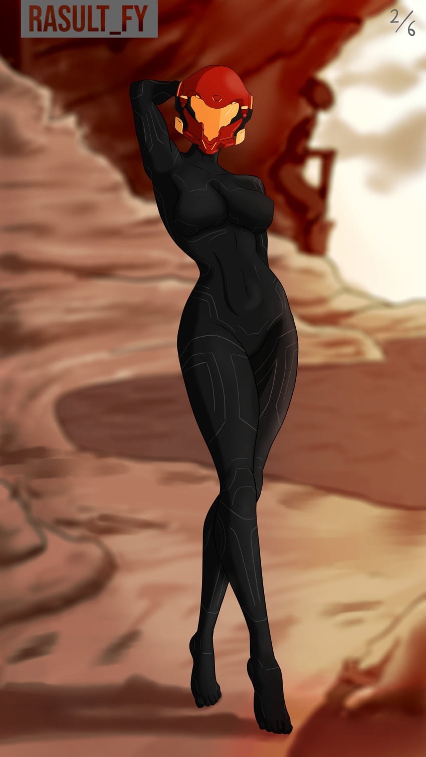 Female Spartan (Halo) Rule 34 Image