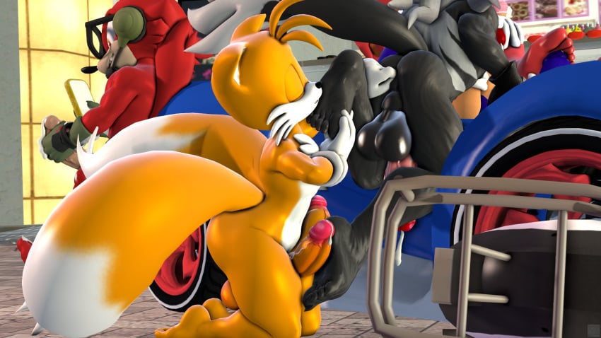 3d 3d_(artwork) 5_toes anal anthro anus car diphallia diphallism echidna feet fox gadget_the_wolf gay infinite_(sonic) jackal knuckles_the_echidna male male/male male_only multi_penis penis sonic_(series) sonic_forces sonic_the_hedgehog svetlanasol tails wolf yaoi yellow_body