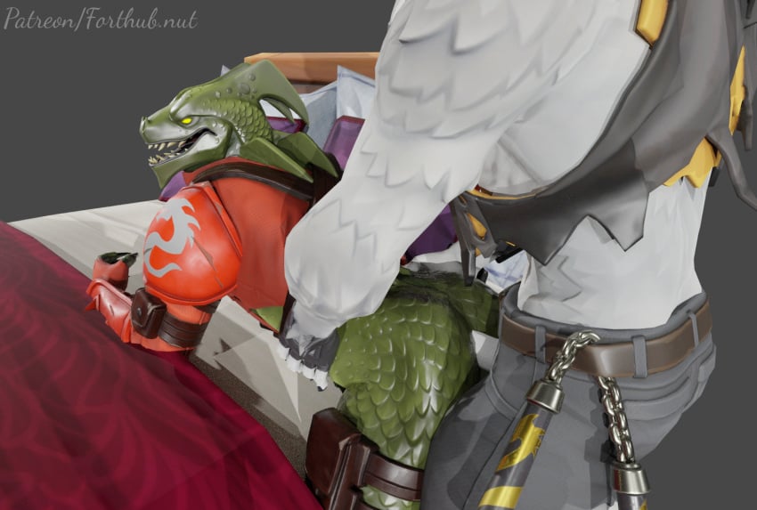 2boys 3d 3d_(artwork) animal_genitalia anthro ass balls canid canine canis claws clothed clothing digital_media_(artwork) dire_(fortnite) dragon duo epic_games erection forthub.nut fortnite gay genitals hi_res hybrid_(fortnite) male male/male male_penetrated male_penetrating male_penetrating_male mammal muscular penetration penis reptile scalie sex simple_background smile video_games were werecanid werecanine werewolf wolf yaoi