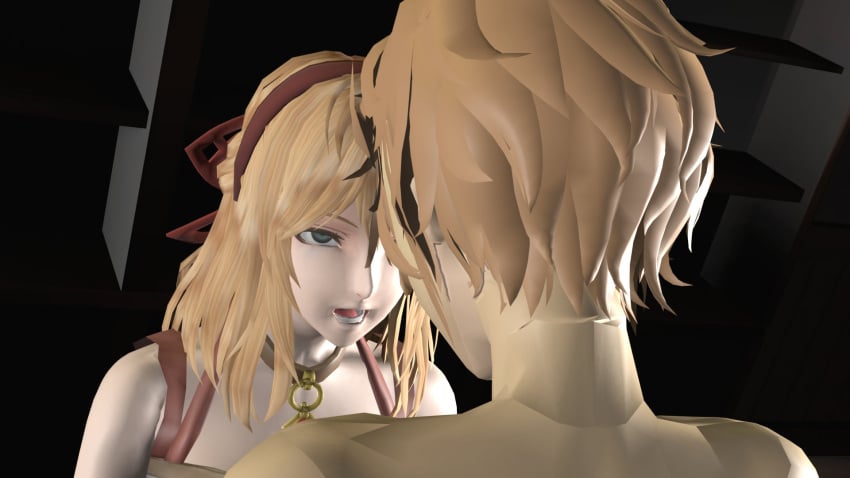 artist_request blonde_female blonde_female/blonde_male blonde_hair fiora_(xenoblade) mmd nintendo shulk_(xenoblade) vaginal_penetration xenoblade_(series) xenoblade_chronicles