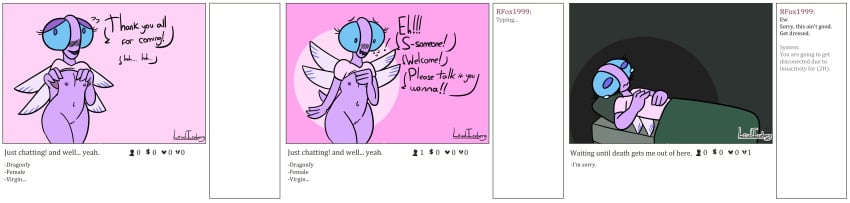 anthro breasts dragonfly embarrassed icebergnsfw pussy