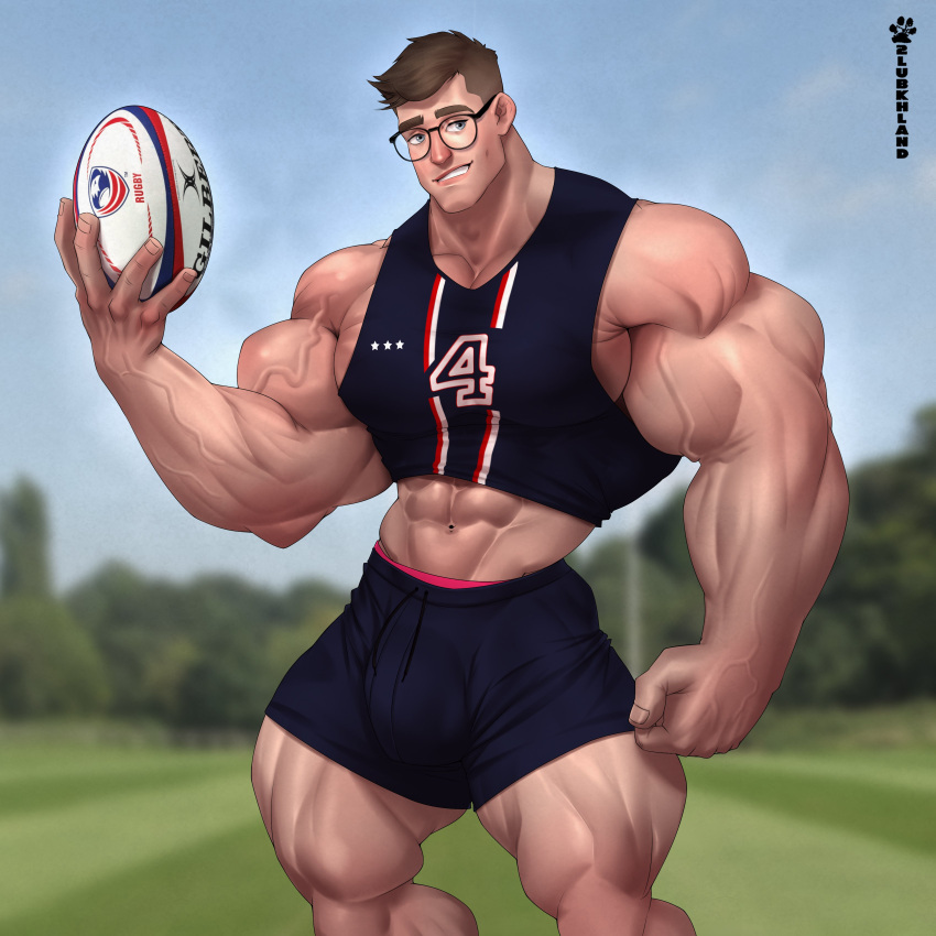 2lubkhland abs biceps big_balls big_penis bodybuilder brown_hair bulge glasses human human_only jockstrap looking_at_viewer male male_focus male_only muscle muscles muscular muscular_arms muscular_back muscular_legs muscular_male muscular_thighs naked naked_male nipples nude nude_male pecs pierced_ears piercing rugby rugby_ball rugby_uniform shirtless shorts smiling smiling_at_viewer smirk smirking solo solo_male sport sports_uniform sportswear thick_penis veiny_muscles white_skin