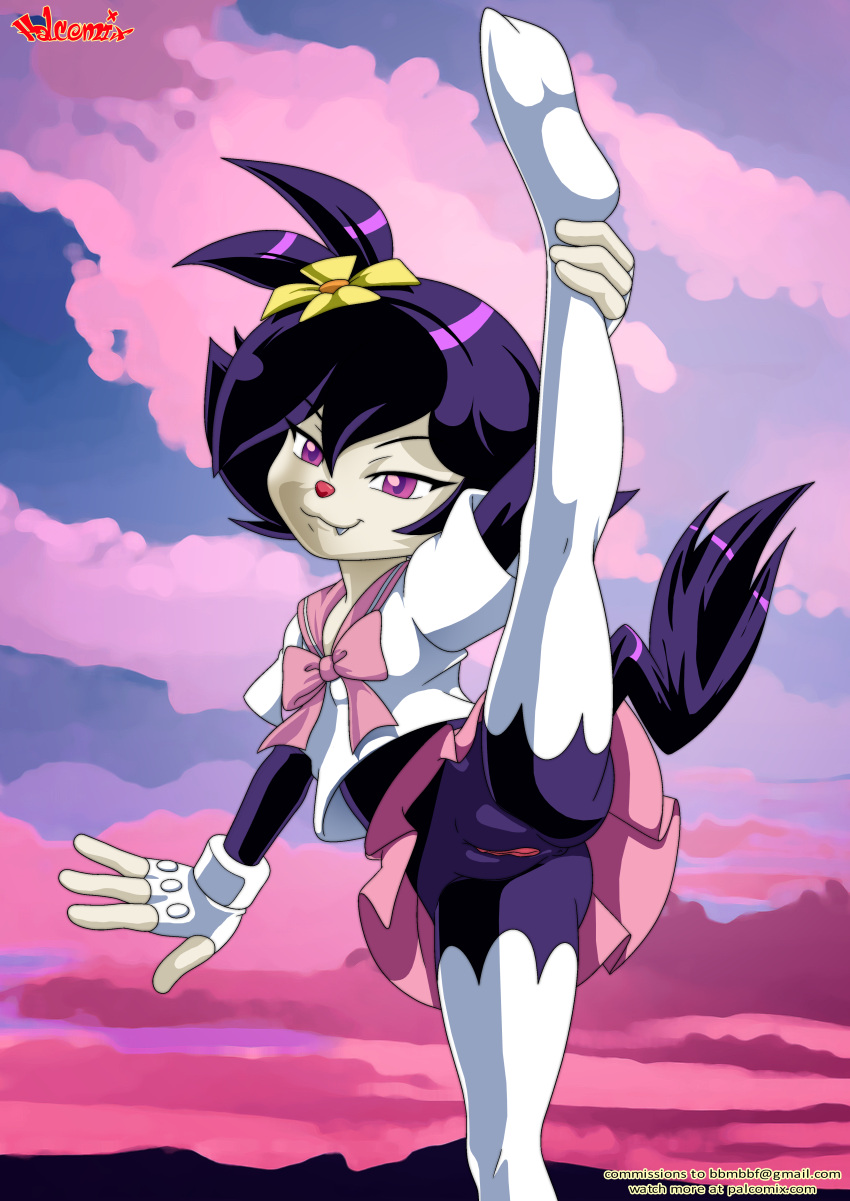 1girls animaniacs animaniacs_(2020) anime-aniacs anime_dot anthro anus ass bbmbbf dot_warner female female_only furry looking_at_viewer palcomix pussy solo solo_female warner_brothers