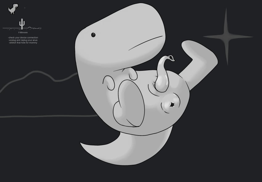 Dinosaur (Google Chrome) Rule 34 Image