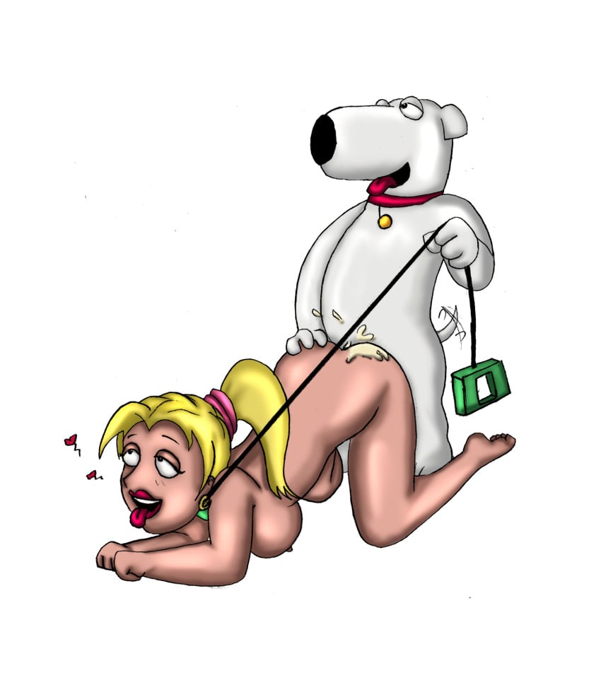 anal anal_penetration anal_sex anus blonde blonde_hair brian_griffin canine collar dog dog_tags doggy_style doggystyle drago-flame face_down_ass_up family_guy holly interspecies leash leash_and_collar leash_pull multiverse role_reversal sex_slave slave tongue tongue_out