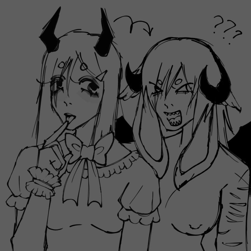 demon noctis_(noctisecztasy) noctisecztasy self_insert selfharm_scars tits_out ultrakill