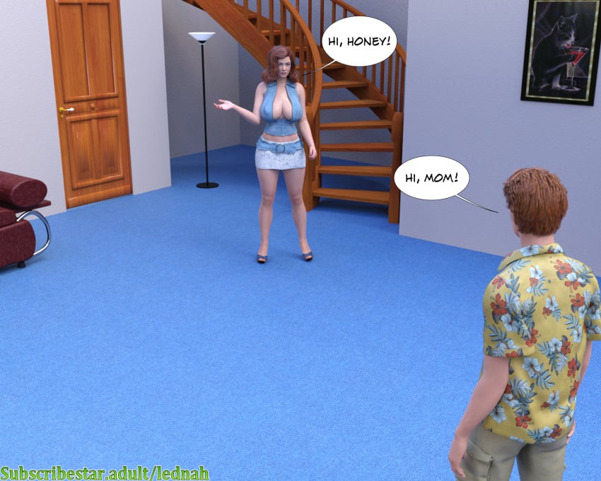 3d colleen_mccroy danny_mccroy episode_3 incest lednah mild_spanks milf mother son