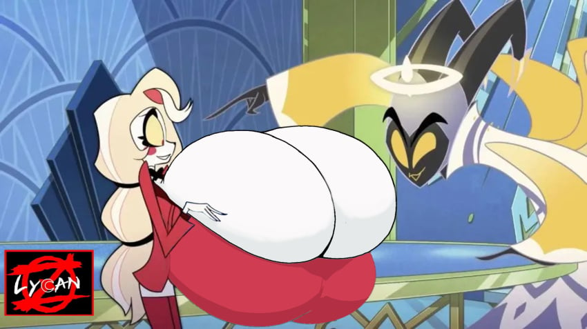 1boy 1girls 2024 50k adam_(hazbin_hotel) adam_and_eve breast_expansion catholic charlie_morningstar_(hazbin_hotel) christianity cleavage demon demon_girl edit edited_screencap hazbin_hotel huge_breasts hyper hyper_breasts long_hair massive_breasts public_domain vivienne_medrano zoelycan