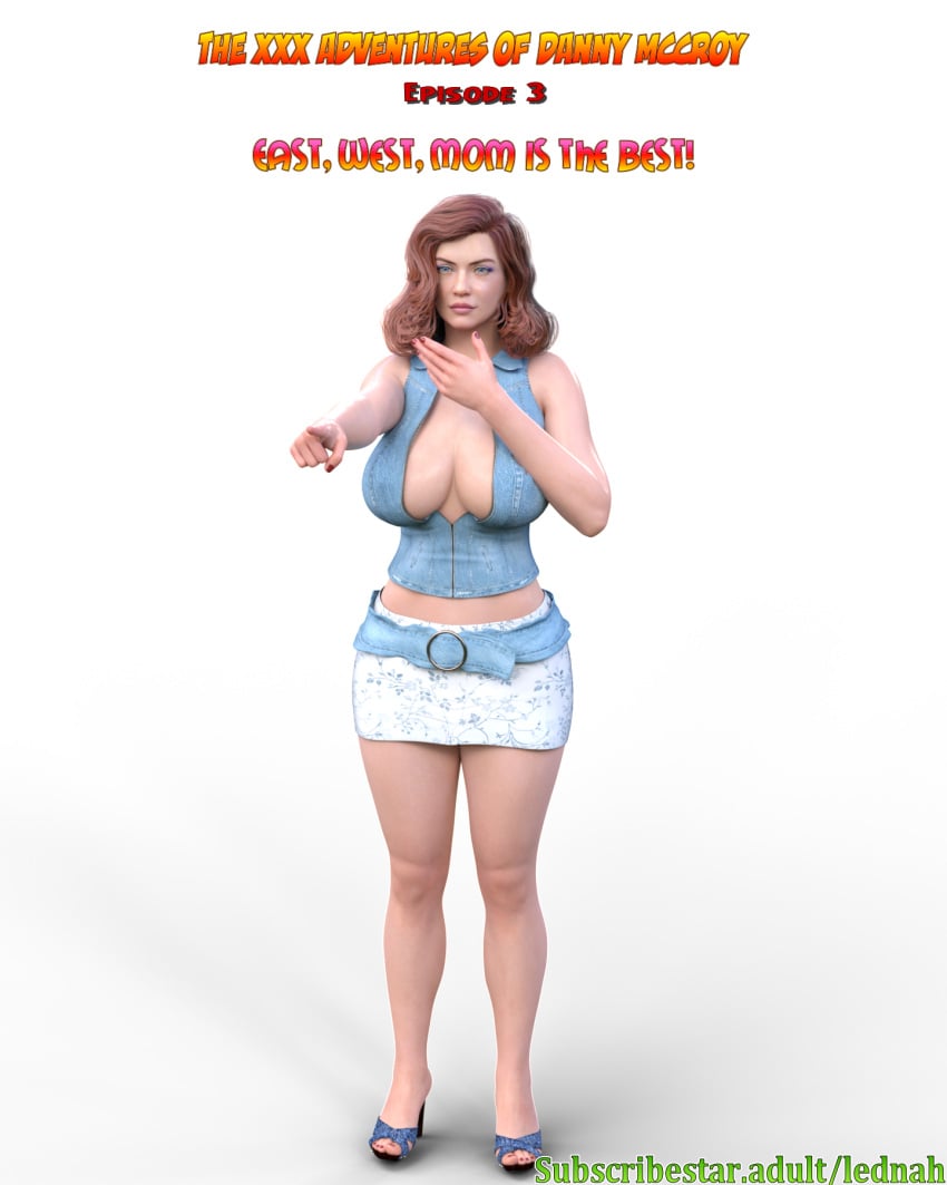 3d colleen_mccroy danny_mccroy episode_3 incest lednah mild_spanks milf mother son white_background