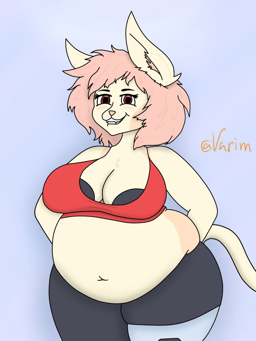 anthro big_breasts breasts capri chubby fat foxxex thick_thighs wide_hips