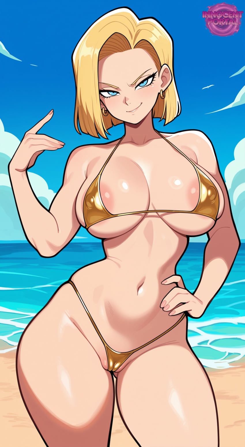 Android 18 (Dragon Ball) Rule 34 Image