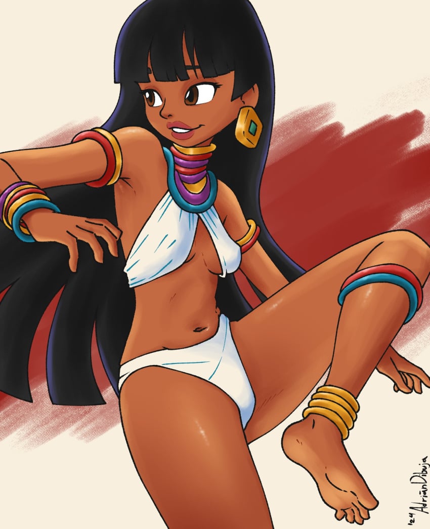 chel elena_(street_fighter)_(cosplay) eronimbus loincloth panties street_fighter tagme the_road_to_el_dorado white_panties