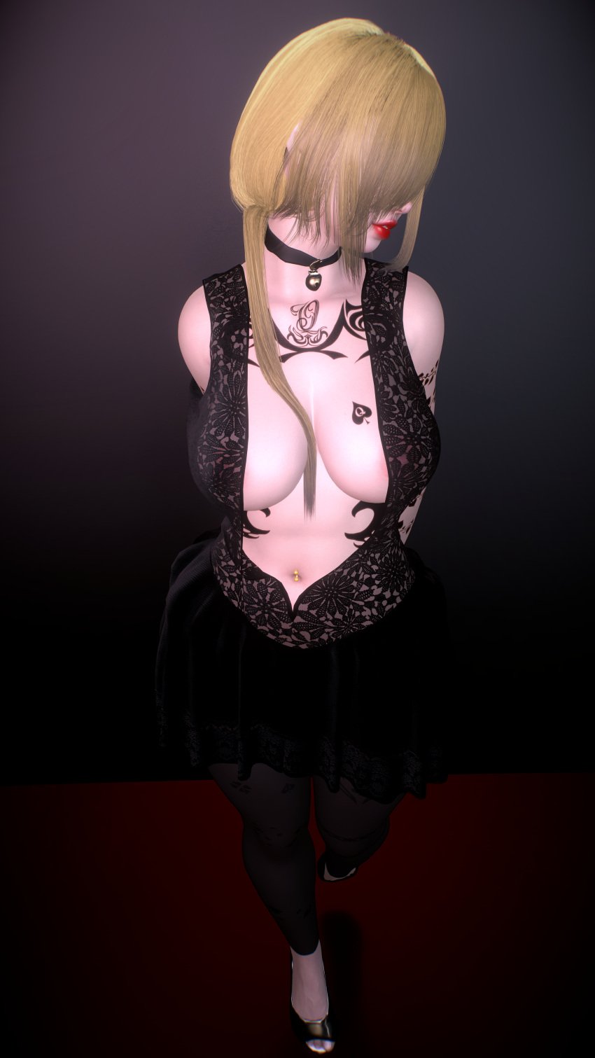 1girls 3d 4k areolae asian asian_female big_breasts blacked blonde_female blonde_hair breasts choker crashbanditkut dress female female_focus full-body_tattoo hair heels hi_res high_resolution highres light-skinned_female light_skin lips lipstick long_hair looking_away navel_piercing original original_character piercing qos qos_tattoo queen_of_spades queen_of_spades_symbol queen_of_spades_tattoo red_lipstick solo spade_tattoo stockings thighs virt-a-mate virtamate