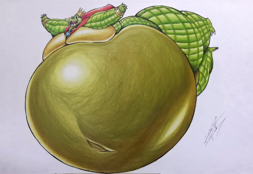 ayaxstudio big_ass bubble_butt huge_ass k_rool overweight thick_thighs wide_hips