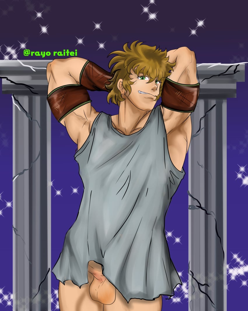 art fanart knight leo_aiolia male male_only rayo_raitei saint_seiya sex