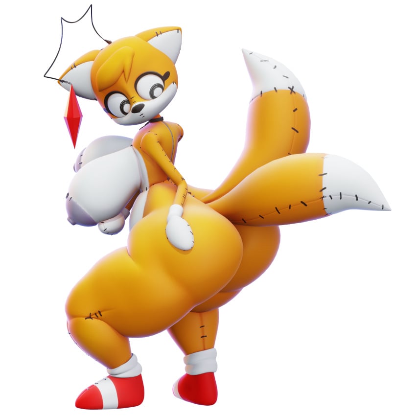 ass ass_focus ass_grab bent_over big_ass big_breasts big_thighs blender blender_(software) blender_eevee breast_grab breast_hold breasts breasts_out friday_night_funkin friday_night_funkin_mod hedgehogs_slutty_collection holding_breast luiske476 showing_ass showing_off sonic_(series) sonic_the_hedgehog_(series) tails tails_doll tailsko_doll