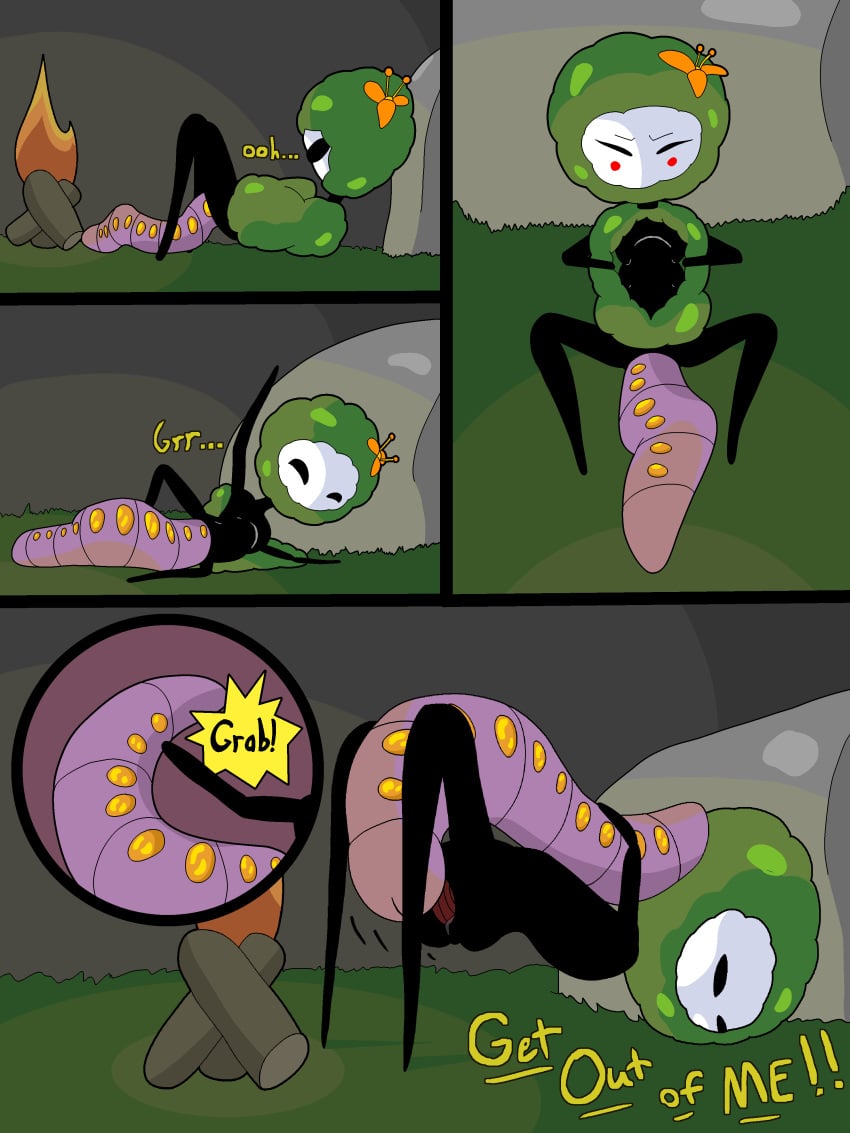 3:4 absurd_res anthro arthropod body_invasion cave comic female fire forced hi_res hollow_knight insects male male/female penetration penis_worm plant pornwhal praxxwhal_(artist) rape sex surprise team_cherry vaginal_penetration video_games worm