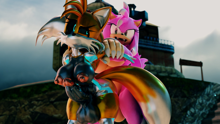 2futas 3d absurd_res alternate_form amy_rose anal anal_sex android anthro balls black_sclera blender_(software) blue_eyes breasts building canid canine claws cloud digital_media_(artwork) domination duo eulipotyphlan fox ftg_crossgender fti_crossgender fur futa_on_futa futanari genitals green_eyes gynomorph gynomorph/gynomorph gynomorph_domination gynomorph_penetrated gynomorph_penetrating gynomorph_penetrating_gynomorph hedgehog hi_res holding_arms machine mammal metal_tails metallic_body mouthless mtg_crossgender mti_crossgender muscular muscular_futanari muscular_gynomorph narrowed_eyes nipples open_mouth outside outside_sex penetration penis pink_body pink_fur robot rough_sex rule_63 sex sharp_claws sharp_teeth sonic_(series) sonic_the_hedgehog_(series) southerwigwam squint tails tailsko teeth were wereeulipotyphlan werehog workshop yellow_body