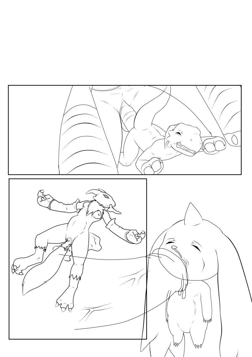 anthro comic digimon guilmon hector21314 indramon rape