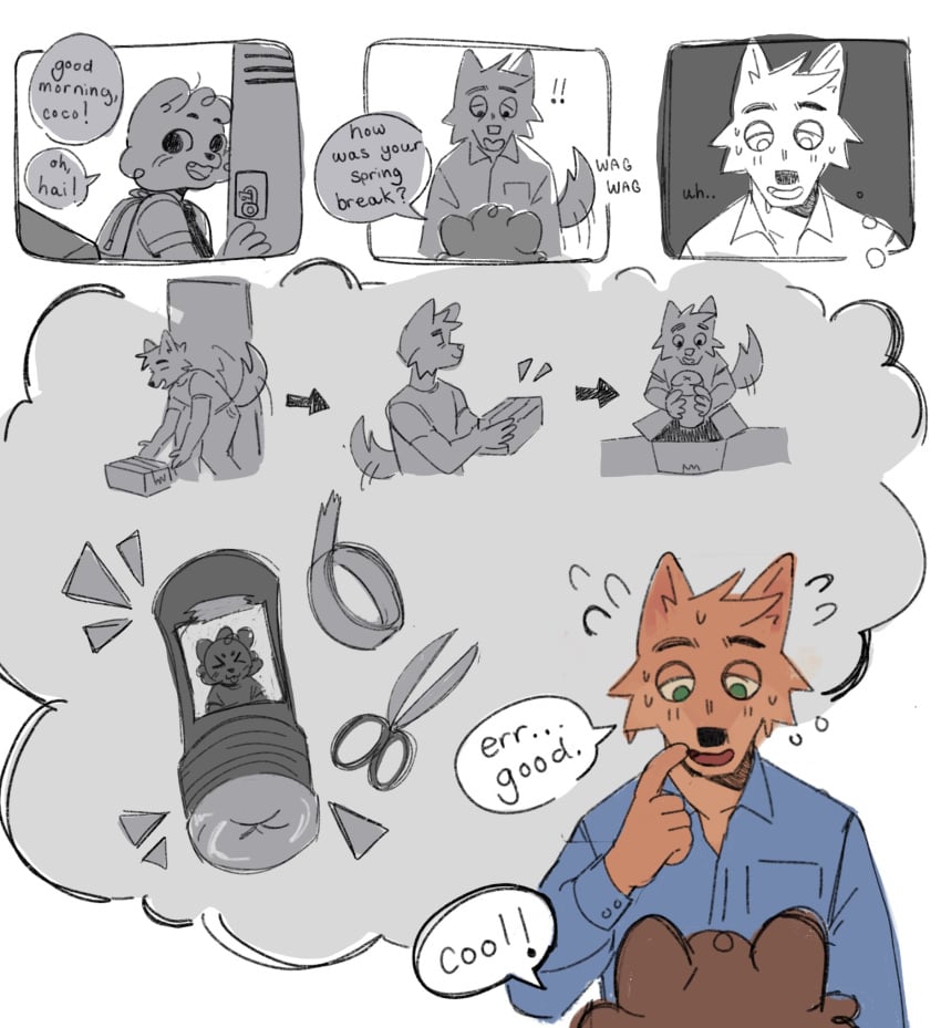 comic furry lore nocneko teacher_and_student