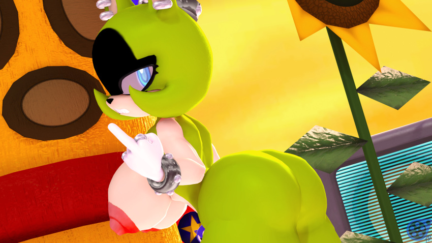 3d 3d_(artwork) ass big_ass big_breasts big_butt digital_media_(artwork) green_body green_fur huge_ass huge_breasts huge_butt sonic_(series) sonic_the_hedgehog_(idw) sonic_the_hedgehog_(series) source_filmmaker surge_the_tenrec thatonehornydood thick_thighs thighs