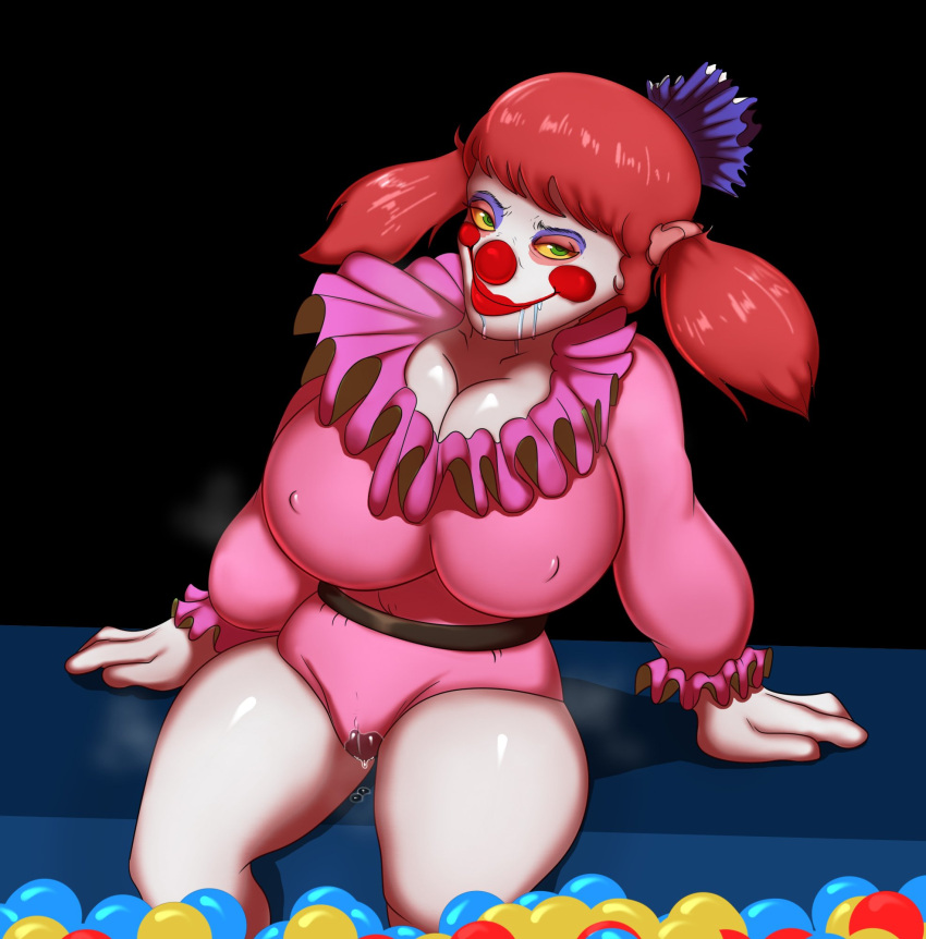 1girls big_ass big_breast big_butt character_request clown clown_girl daisy_(killer_klowns) female female_only killer_klowns_from_outer_space looking_at_viewer oddrich pussy pussy_juice