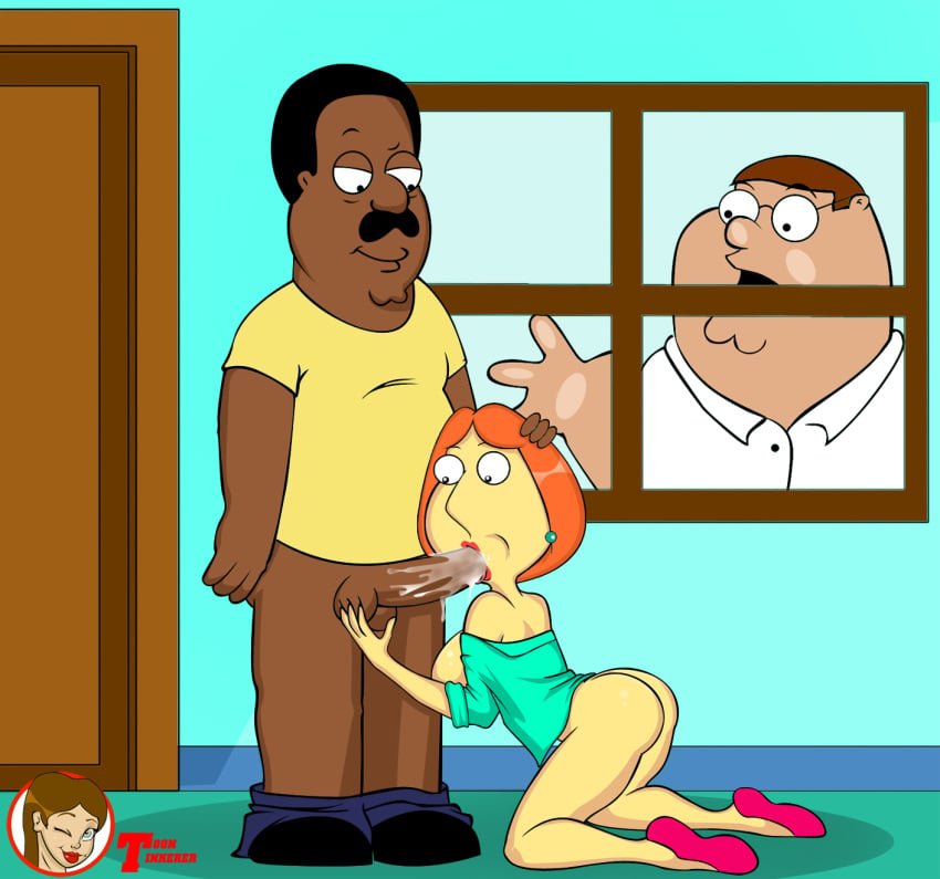 cleveland_brown dark-skinned_male dark_skin family_guy female human interracial lois_griffin male milf peter_griffin straight the_cleveland_show toontinkerer