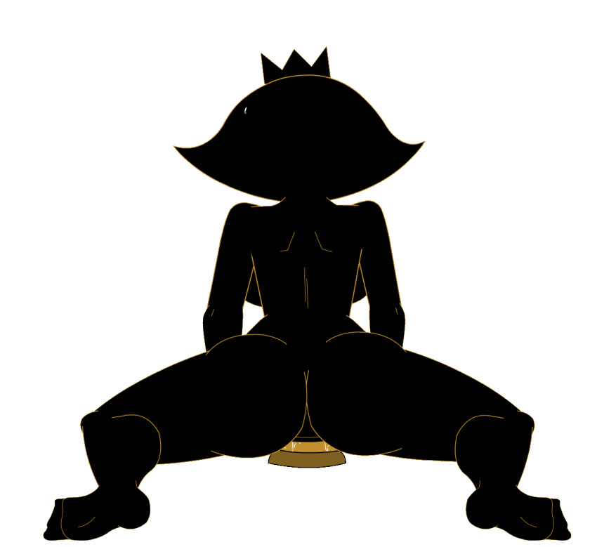 animated ass black_body black_skin color colored female game_and_watch ms._game_and_watch nintendo tagme tvcomrade123 white_background