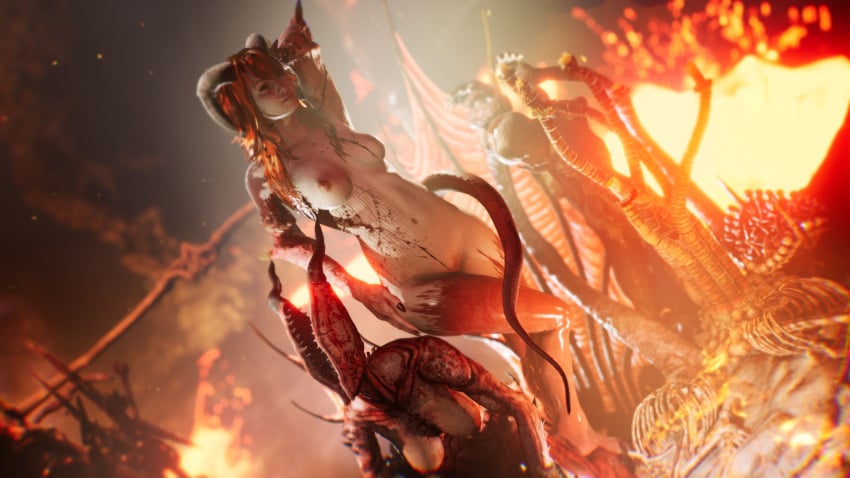 2021 2demons 3d agony_(series) bald breasts demon demon_girl demon_girls demon_horns demon_tail demons hell horns monster_girl nipples onoskelis screencap screenshot succubus succubus_(madmind_studio) succubus_horns succubus_tail video_game vydija