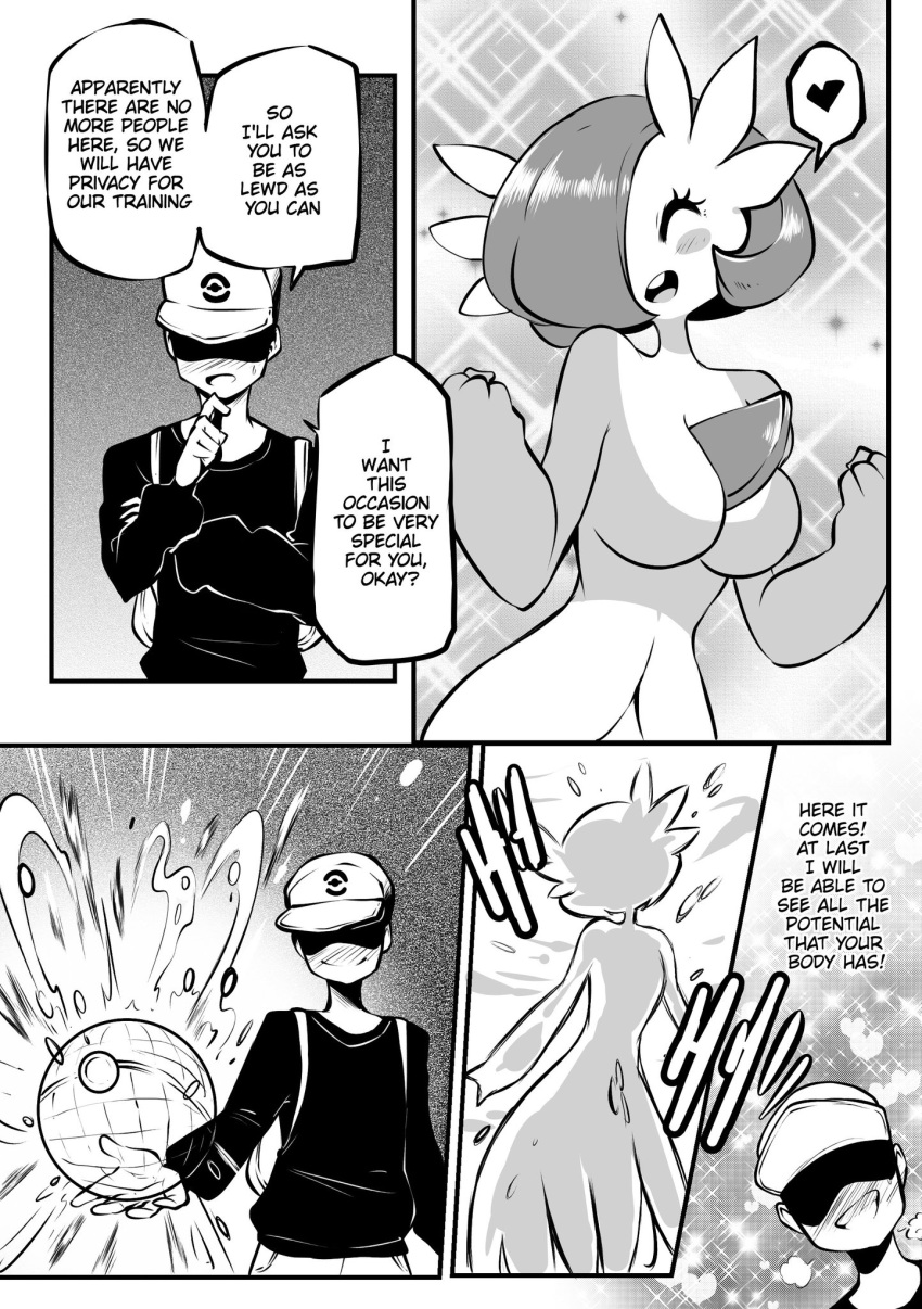 1girls anthro big_breasts breasts comic dynamax featureless_breasts gardevoir nintendo no_nipples pokémon_(species) pokemon pokemon_(species) sr.octoo tagme